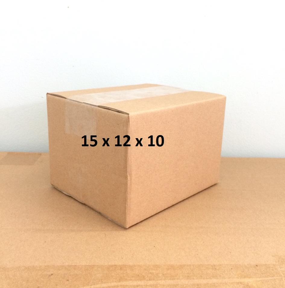 50 hộp carton KT 15x12x10 dùng gói hàng