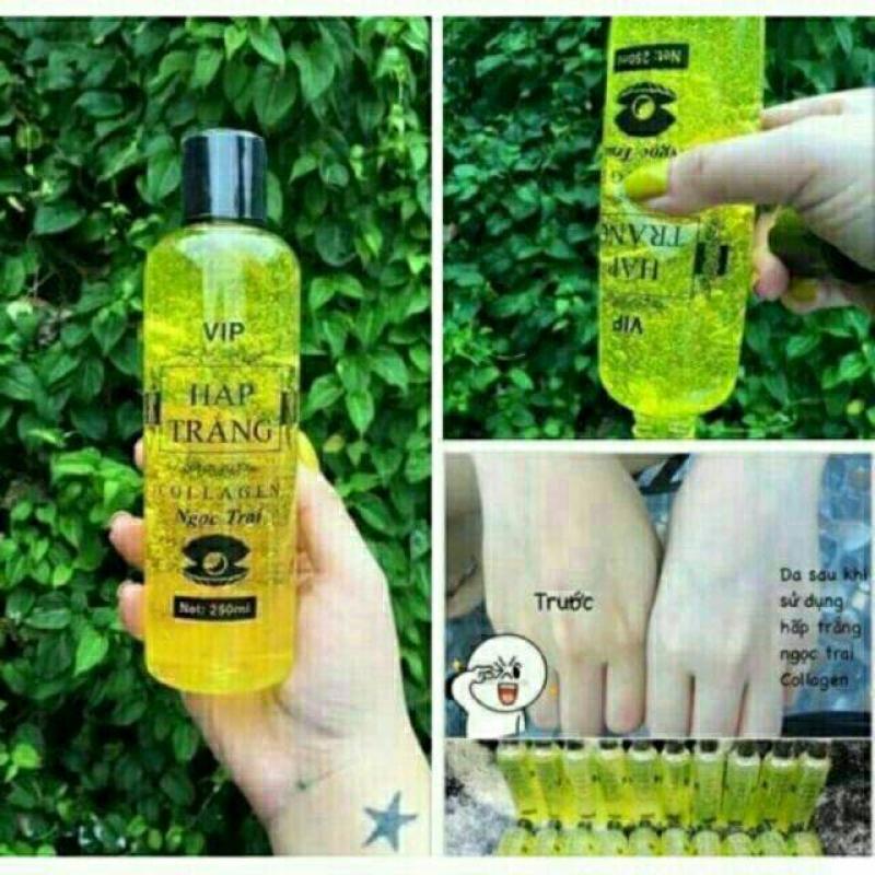 hấp trắng colagen ngọc trai