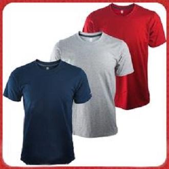 Combo 3 áo thun nam body cổ tròn vải dày mịn, thoáng mát