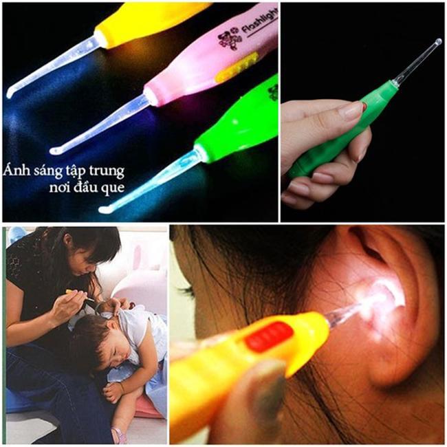 Combo 2 dụng cụ lấy ráy tai có đèn