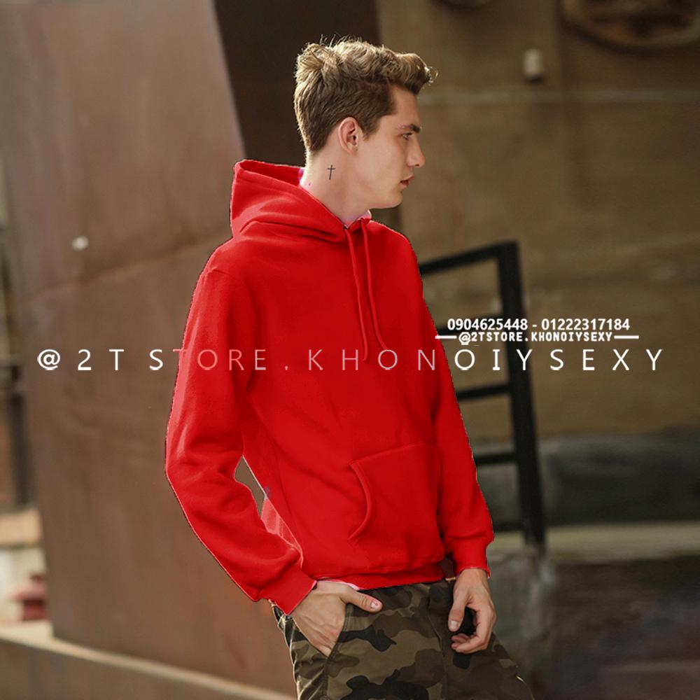 2T STORE ÁO KHOÁC HOODIE NỈ CÓ NÓN TRƠN do tươi 2TAKN08001.jpg