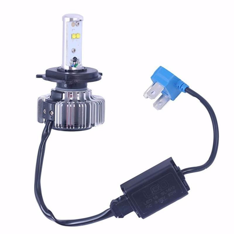 Đèn fa-cos led-16 gắn xe máy , 2 led trắng-2 led vàng