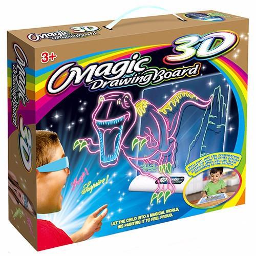 Bộ tranh màu vẽ ma thuật kèm kính Magic 3D Drawing Board