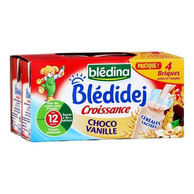 Sữa ngũ cốc tăng cân bledina pháp cho bé 250ml×4