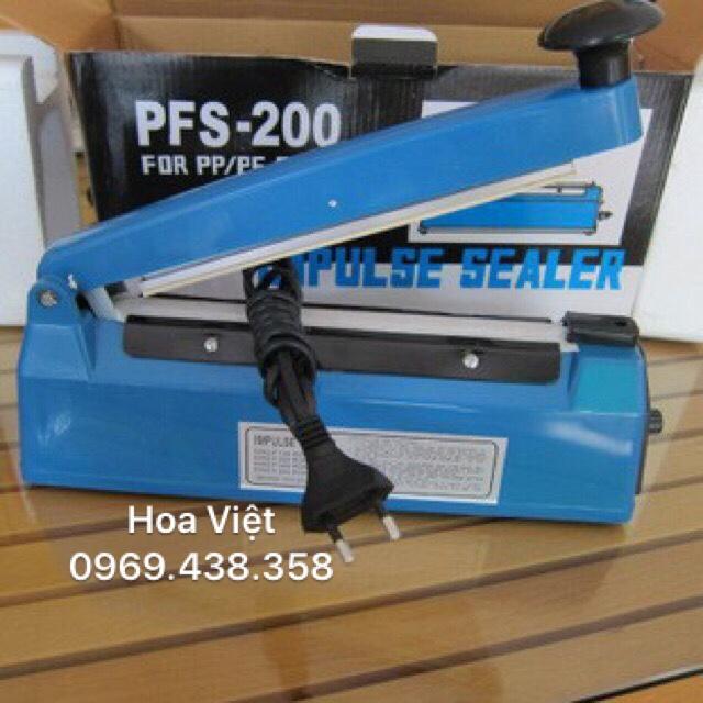 Máy hàn miệng túi dập tay ( máy ép túi nilon) 20cm + tặng thanh dây hàn nhiệt