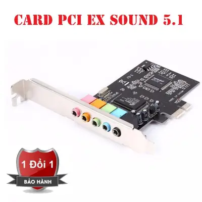 Card chuyển đổi PCI Express to Sound 5.1(Đen)