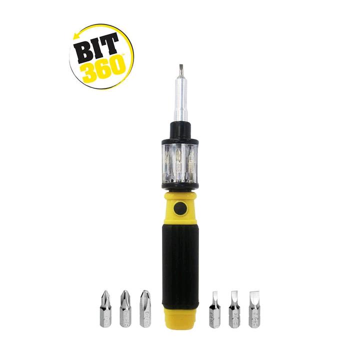 Tua vít đa năng đổi đầu thông minh 6 trong 1 snake bit 360 screwdriver ti0255
