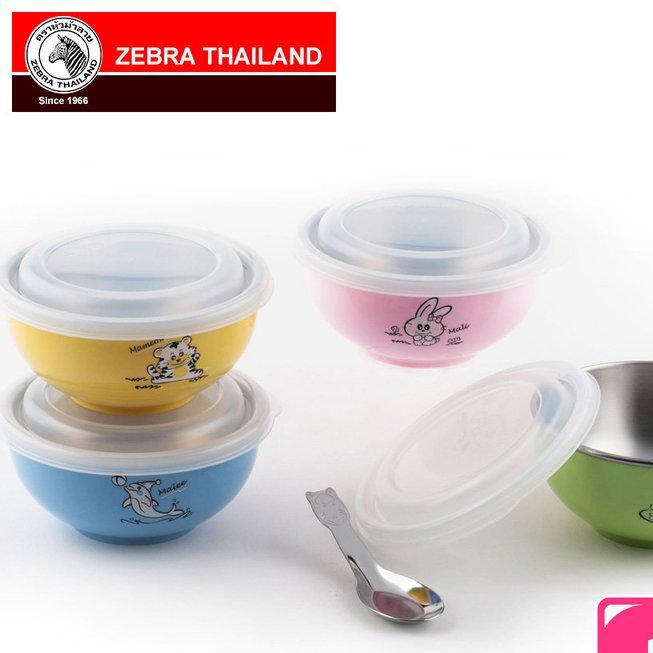 Bộ 1 chén inox 2 lớp zebra nhiều màu - 184202
