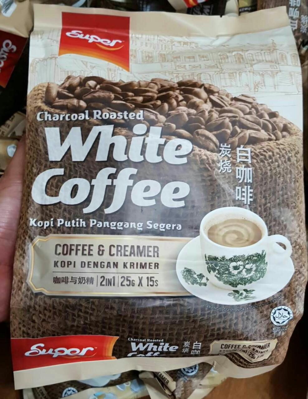 Cà phê trắng supper White Coffee & Creamer Malaysia và voucher 50k-500k