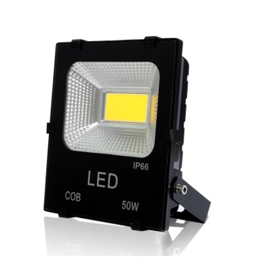 Đèn pha led 220v-30w COB chống nước ánh sáng vàng