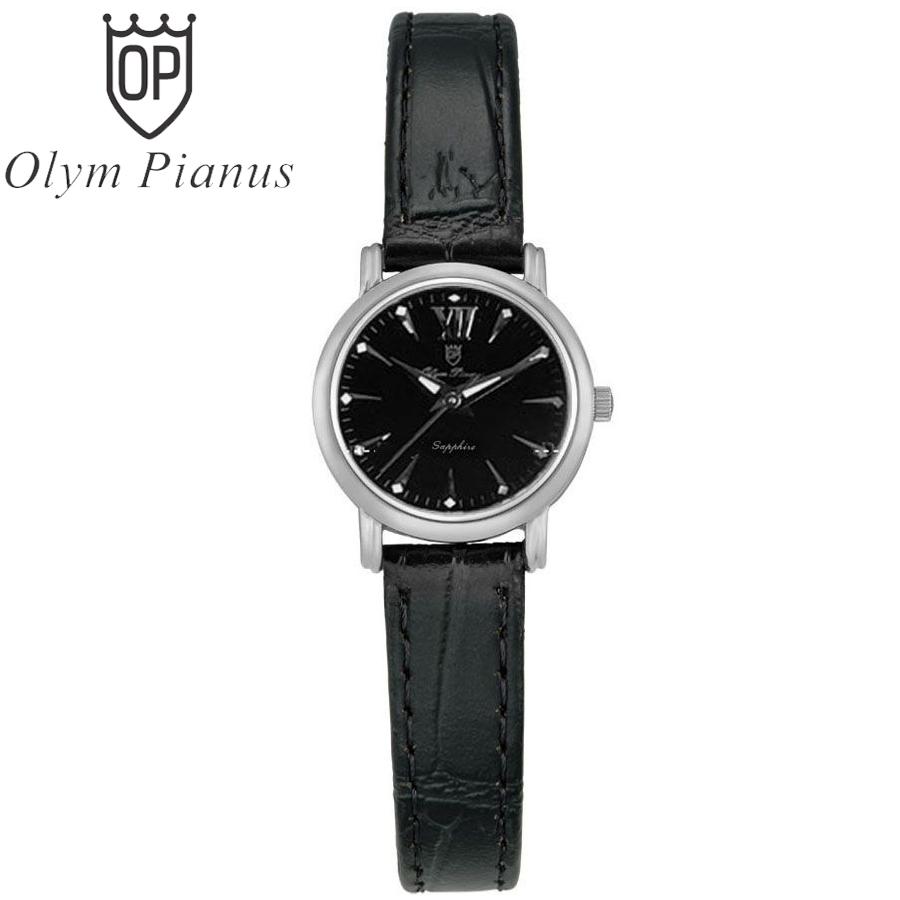 Đồng hồ nữ mặt kính sapphire Olym Pianus OP130-07LS-GL đen