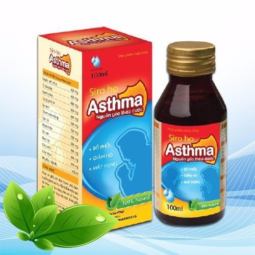 Siro ho Asthma- Giảm ho, bổ phế, mát họng