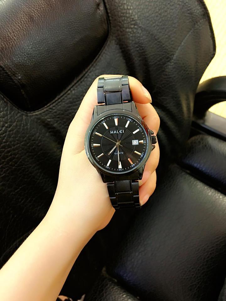 Đồng hồ nữ Halei màu đen huyền bí. xinh xắn , quý phái,Hàng Nhật Bản  chống xước, chống nước tuyệt đối, hợp kim không phai zỉ, bảo hành 2 năm
