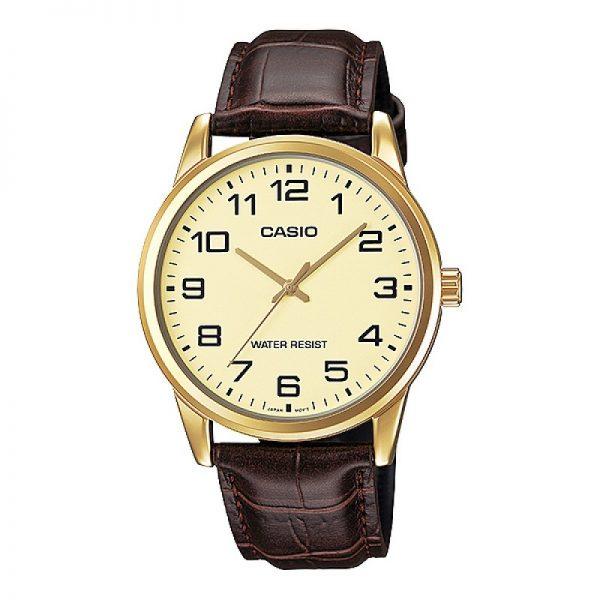 Đồng hồ nam dây da casio mtp-v001gl-9budf
