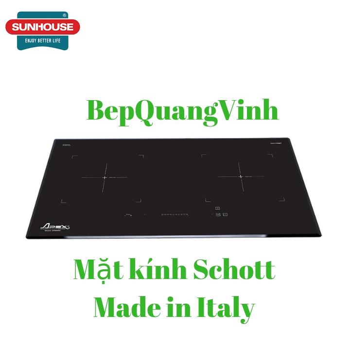 Bếp từ đôi sunhouse apex apb9981 made in italia-quang vinh