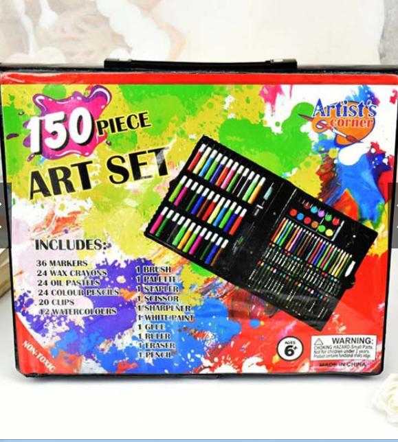 Bộ bút màu 150 chi tiết loại to, Mua Màu Vẽ ở Hà Nội, Hộp bút chì màu đa năng 150 chi tiết NA463, tô màu búp bê - Hộp bút chì màu chuyên dụng cho nhiều đối tượng, Giá Hộp Bút Chì Màu - Hộp Bút Màu Và Dụng Cụ Vẽ Tranh 150 Chi Tiết đẹp