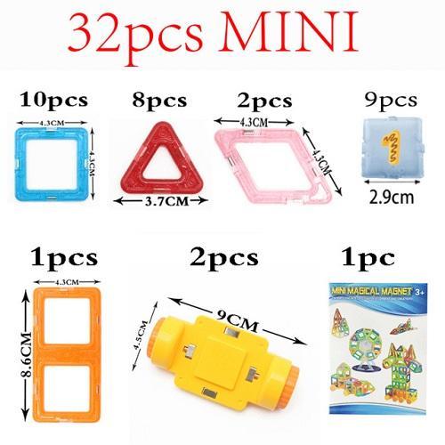 Bộ xếp hình nam châm Magic Stick Magical Magnetic 32PCS - Đồ chơi Xếp hình nam châm