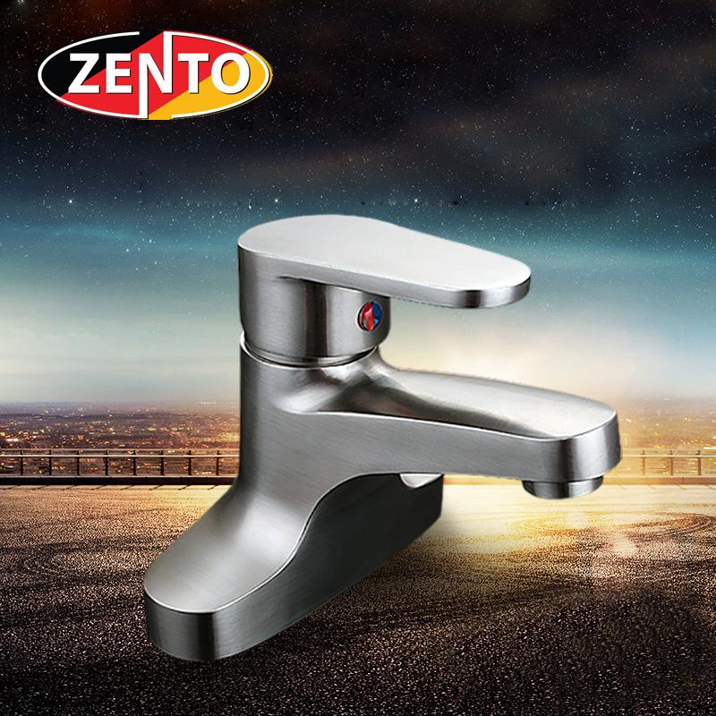Vòi chậu lavabo nóng lạnh zento sus2025