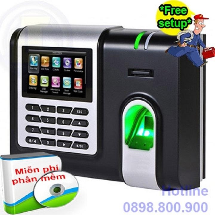Máy chấm công vân tay và thẻ cảm ứng RONALD JACK 8000C