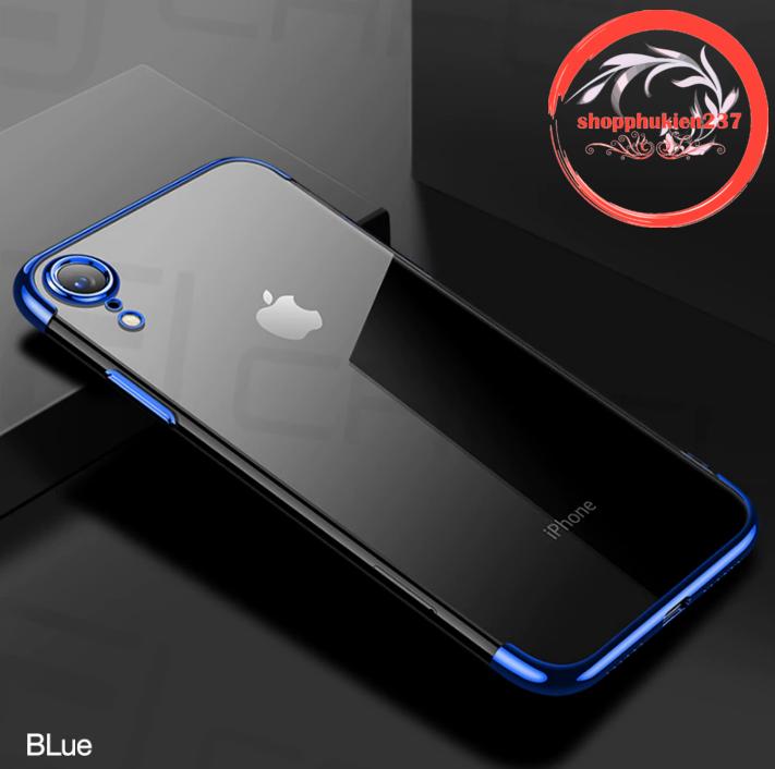 [HCM]ỐP LƯNG IPHONE XR ỐP DẺO VIỀN MÀU HAI ĐẦU