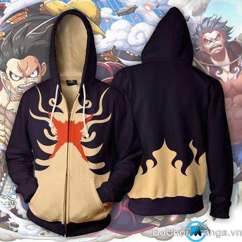 Áo khoác luffy gear 4 one piece