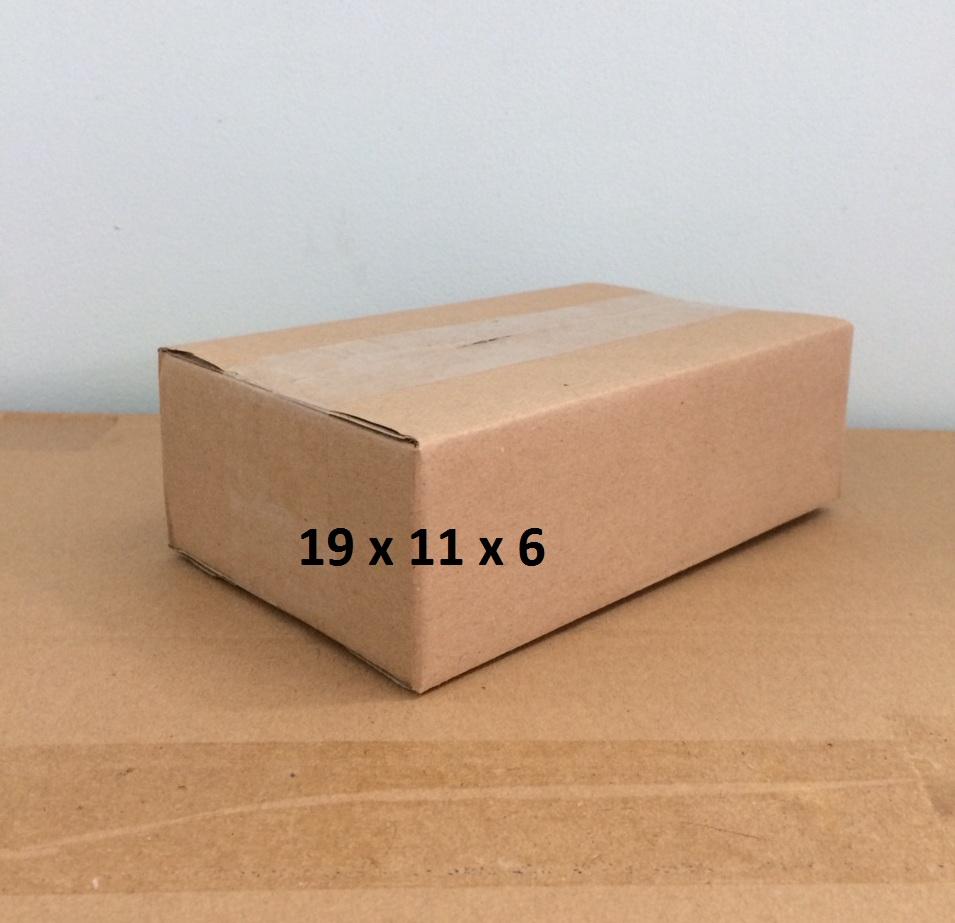 50 hộp carton KT 19x11x6 dùng gói hàng, đựng mỹ phẩm, ship hàng online