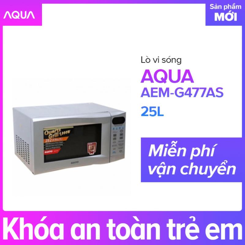 Lò vi sóng AQUA AEM-G477AS 25L - Hàng phân phối chính hãng