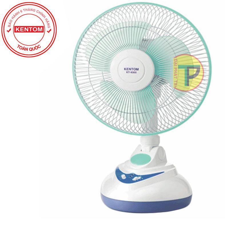 Quạt sạc kiêm đèn ngủ kentom kt-9300 - 1 bình
