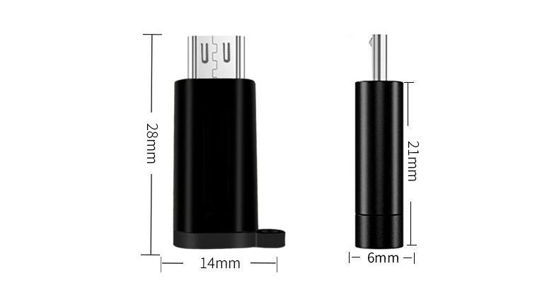 Đầu chuyển đổi từ Micro theo Type C - Có hỗ trợ sạc nhanh bảo hành 12 tháng lỗi 1 đổi 1