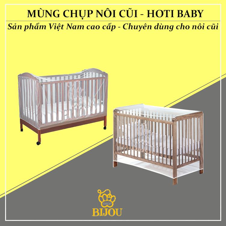 Mùng chụp - Màn chụp chống muỗi che cũi, nôi cho bé HOTI BABY