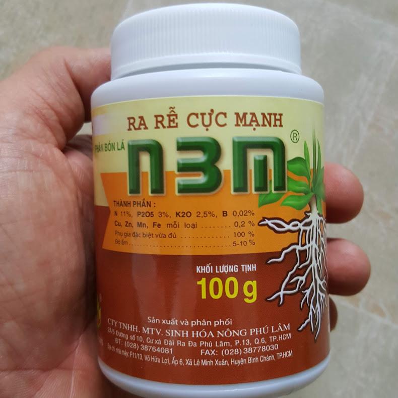 Bột ra rễ cực mạnh N3M 100g  - Sản phẩm chất lượng - gian hàng uy tín - giá luôn tốt - mua ngay kẻo lỡ !