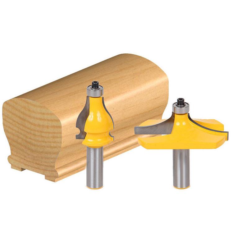 Bộ mũi phay gỗ đánh tay vịn cầu thang, cốt 12.7mm