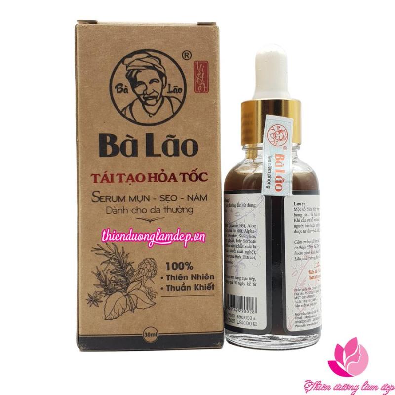 Serum Tái Tạo Hỏa Tốc trị Mụn - Sẹo - Nám BÀ LÃO (30ml)