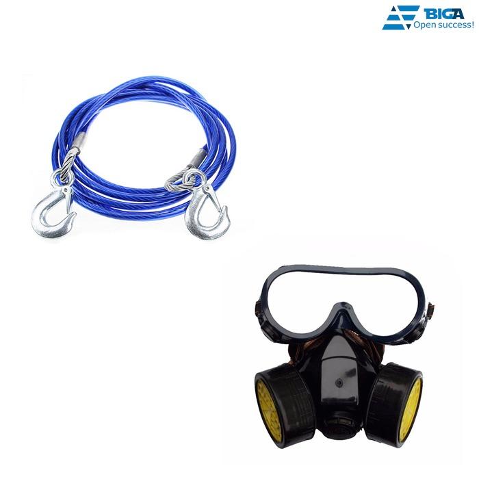 Combo Thoát Hiểm Đám Cháy Tầng 2 (2 Mặt Nạ Có Kính + Cáp 4 Mét) US05524