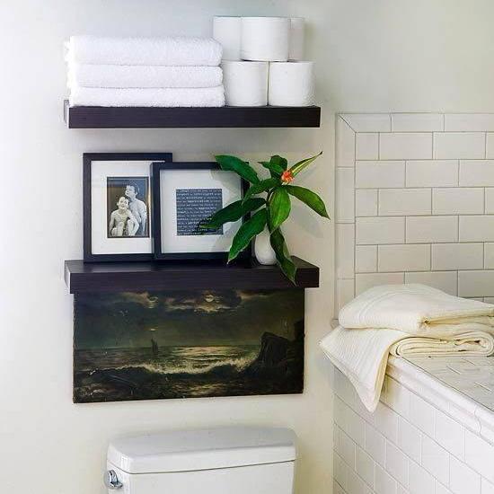 [HCM]Combo 2 kệ treo tường nhà tắm gỗ hộp ngang 40cm sâu 24cm gỗ dày 35cm lõi thép nhỏ gọn để đồ tiện lợi (Đen)