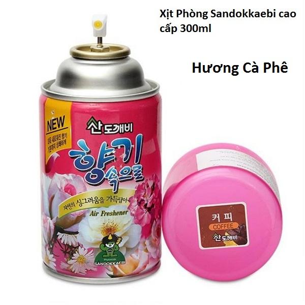 Bình xịt khử mùi thơm phòng Hàn Quốc cao cấp Sandokkaebi 300ml GT765