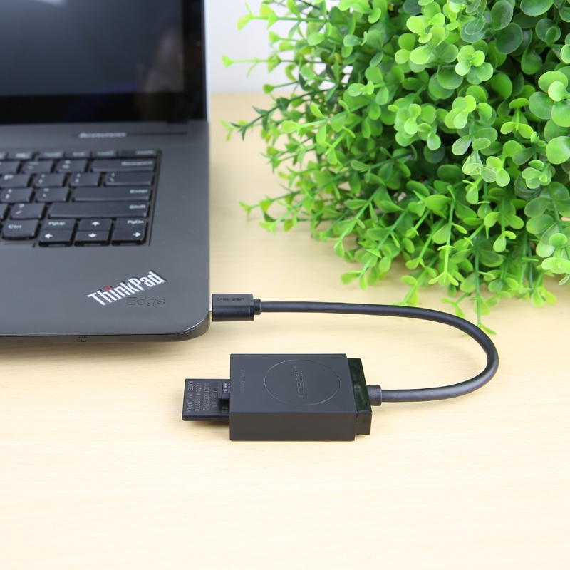 Đầu đọc thẻ USB 3.0 Card Reader Hỗ trợ thẻ TF và SD dài 15CM UGREEN CR127 20250 Đầu đọc thẻ USB 3.0 Card Reader Hỗ trợ thẻ TF và SD dài 15CM UGREEN CR127 20250