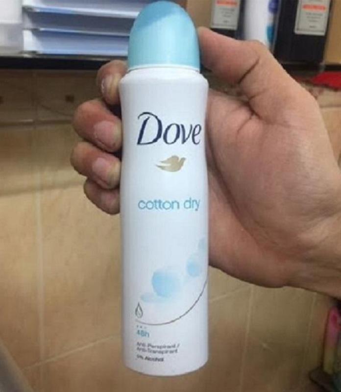 Xịt khử mùi Dove 150ml - COTTON DRY / SILKY DRY nhập khẩu