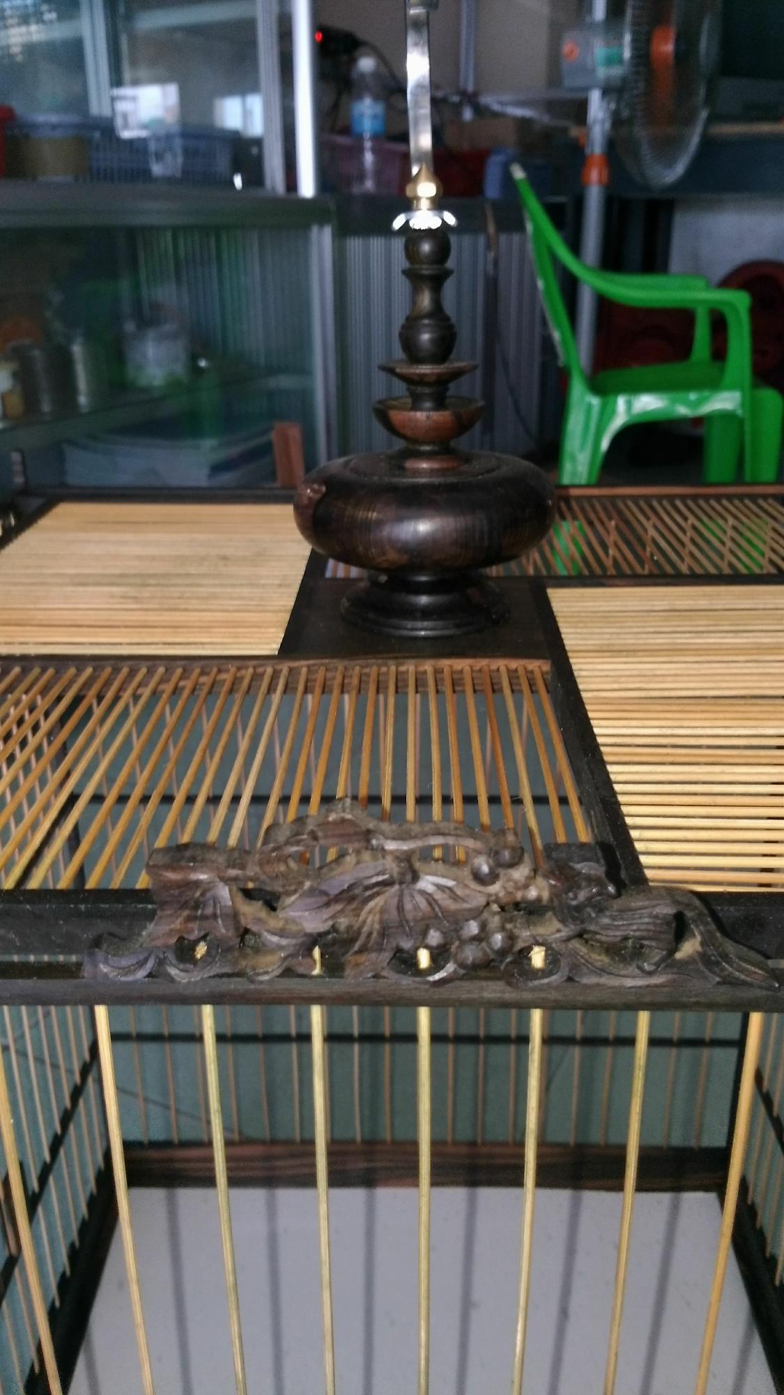 Lồng gỗ mun 19nan size 17