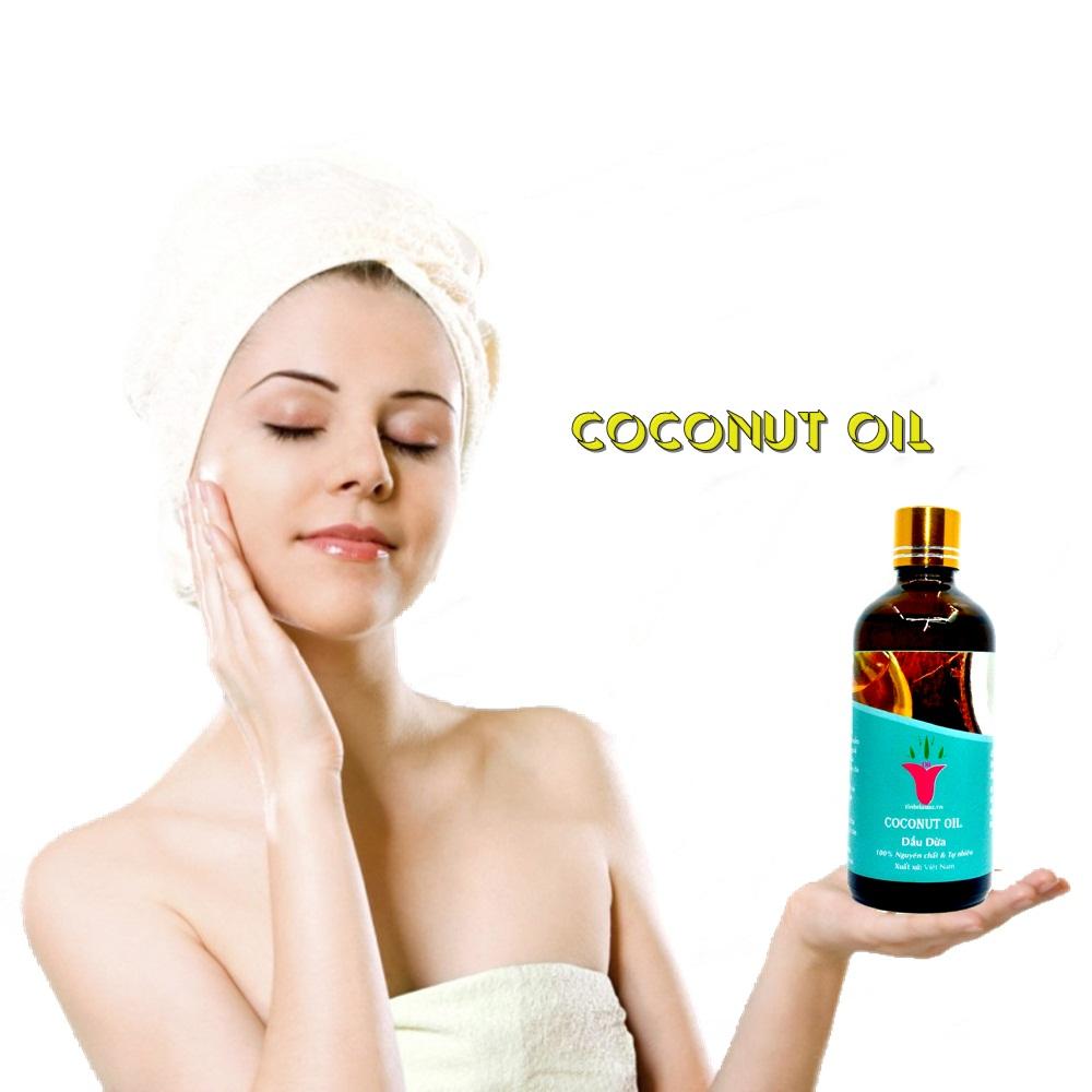 Dầu dừa nguyên chất organic pure 100ml việt nam