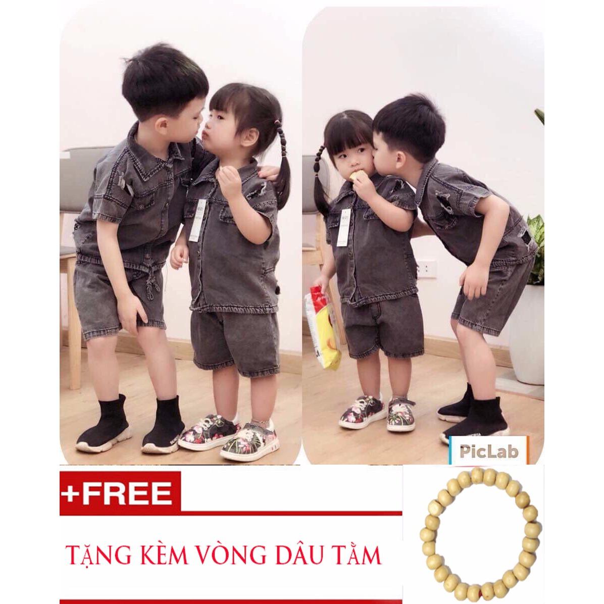 Bộ quần áo trẻ em- Set bò LƯỚI cho bé trai bé gái