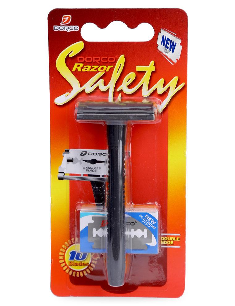 Dao Cạo Dorco Safety Razor PL-610 1 (Vỉ 1 Cây Và 10 Lưỡi Lam)