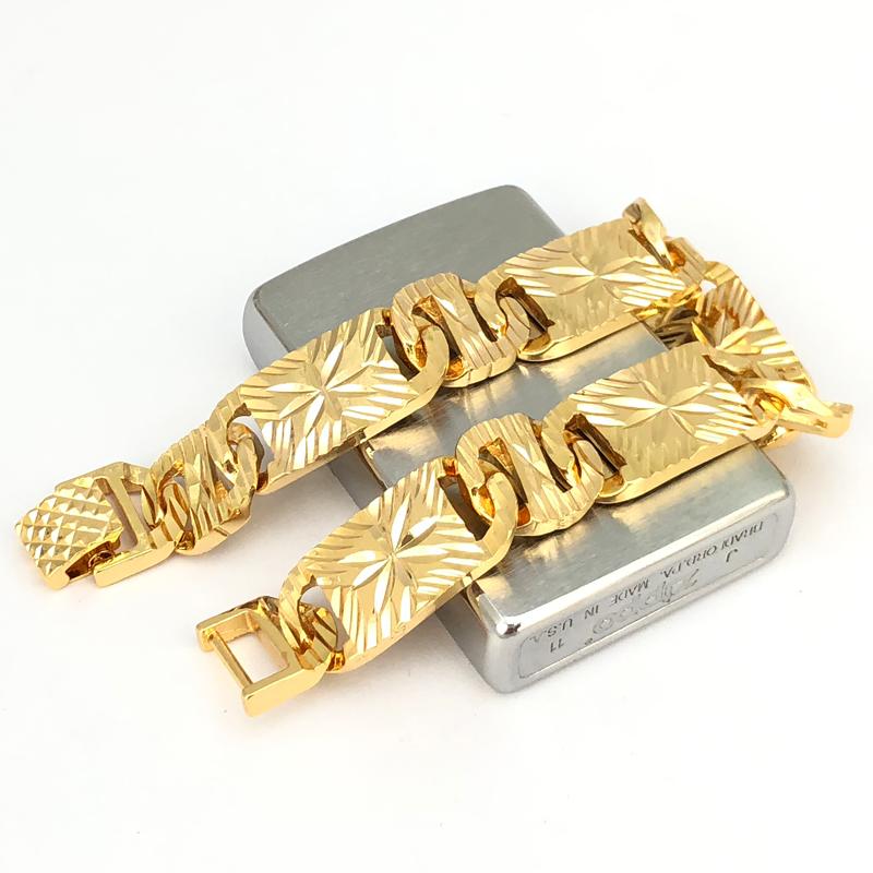Lắc tay nam nữ mạ vàng 18k cao cấp - lt009l135