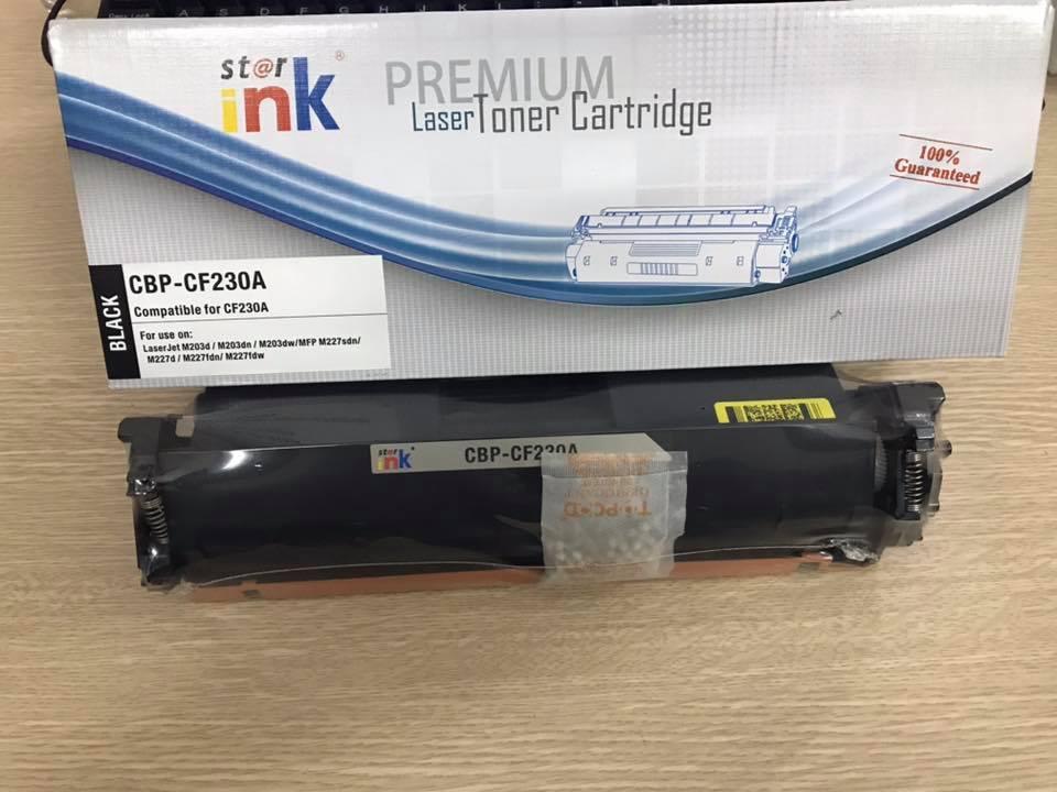 Hộp mực CF230A dùng cho  H P M203DN-203DW-M227SDN-M227FDN starink có chip