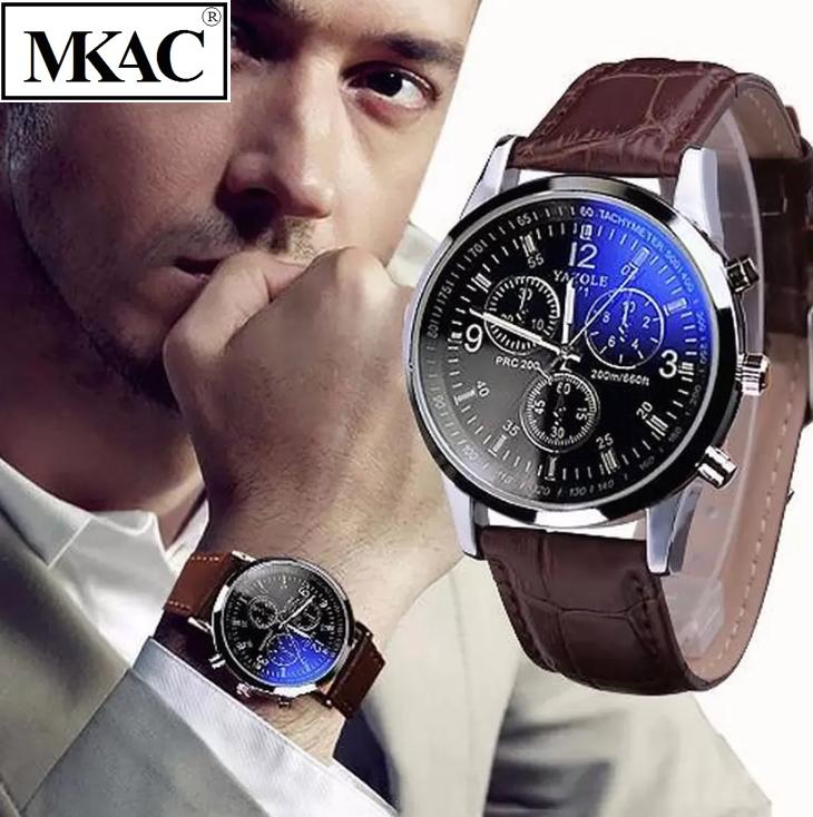 Đồng hồ nam dây da yzl 271 - mkac