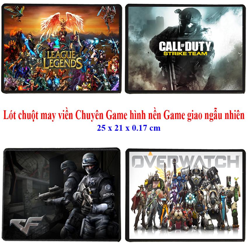 Miếng lót chuột Chuyên Game có may viền size 25x21cm mã L11 - Loại MousePad Control và Speed .