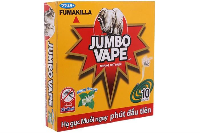 Combo 10 hộp Nhang muỗi Jumpo hương Hoa lài (10 khoanh)