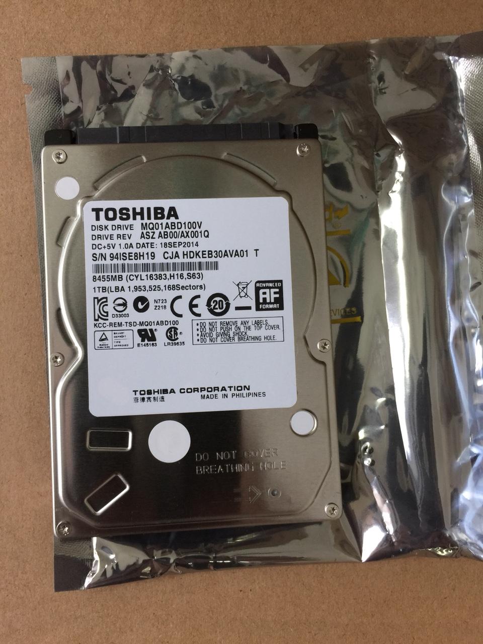 Ổ cứng HDD laptop toshiba 1TB mới