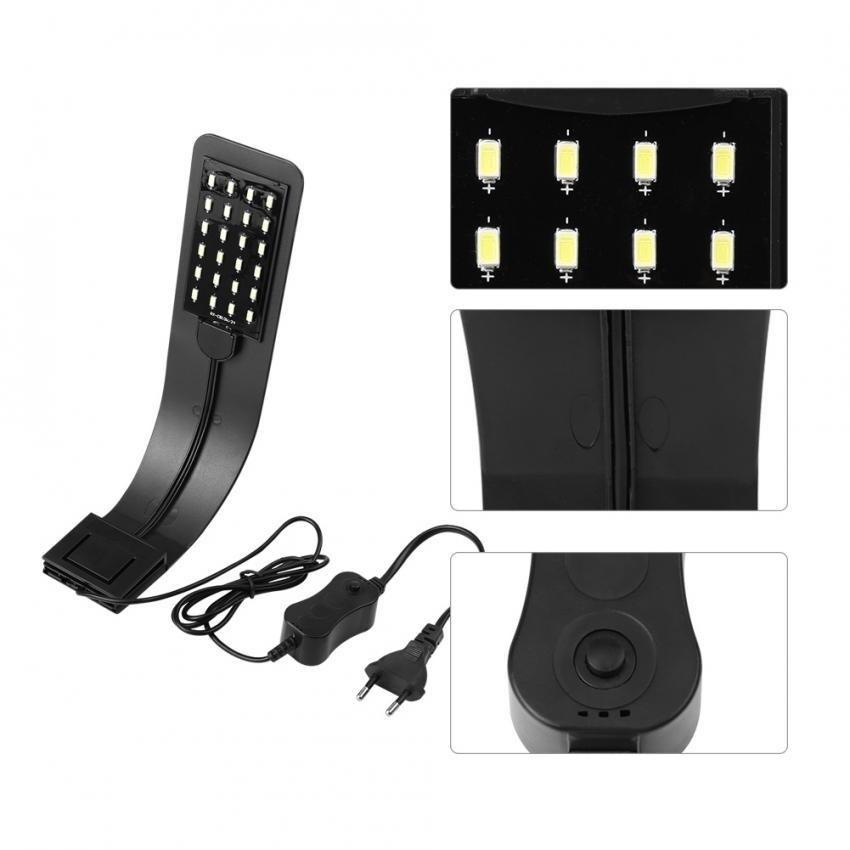 Đèn led hồ cá siêu mỏng ánh sáng trắng - xanh 7giftshop