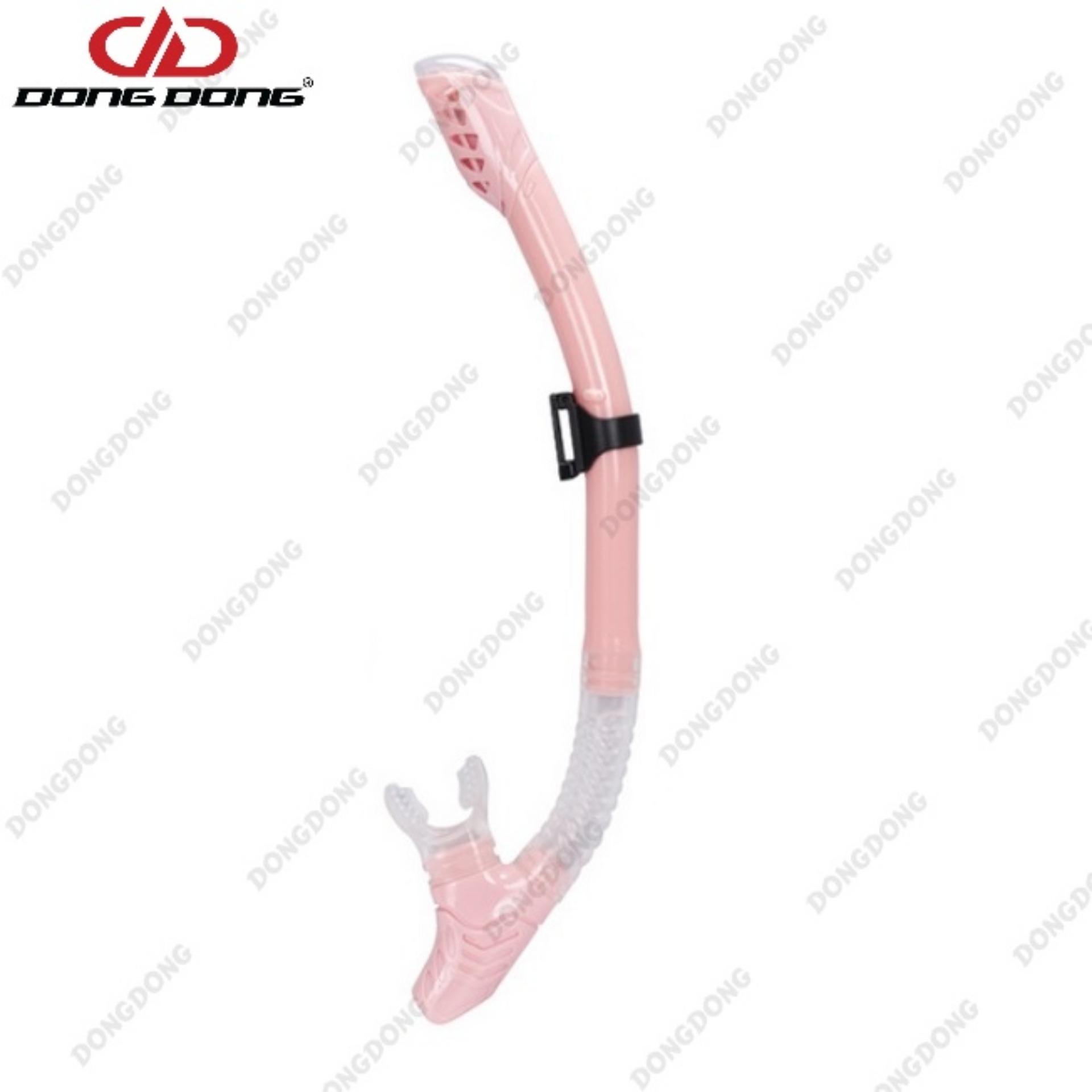 Ống thở lặn biển với thiết kế Van 1 chiều NGĂN nước, miệng thở silicone có thể thay thế Cao cấp - DONGDONG